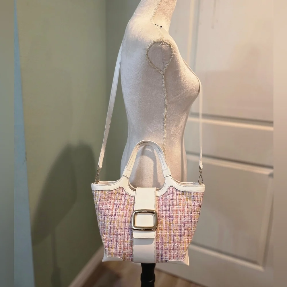 NWT Roger Vivier Choc Mini Shopping Bag